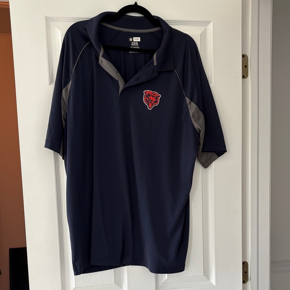 NFL Navy and Gray Polo Shirt